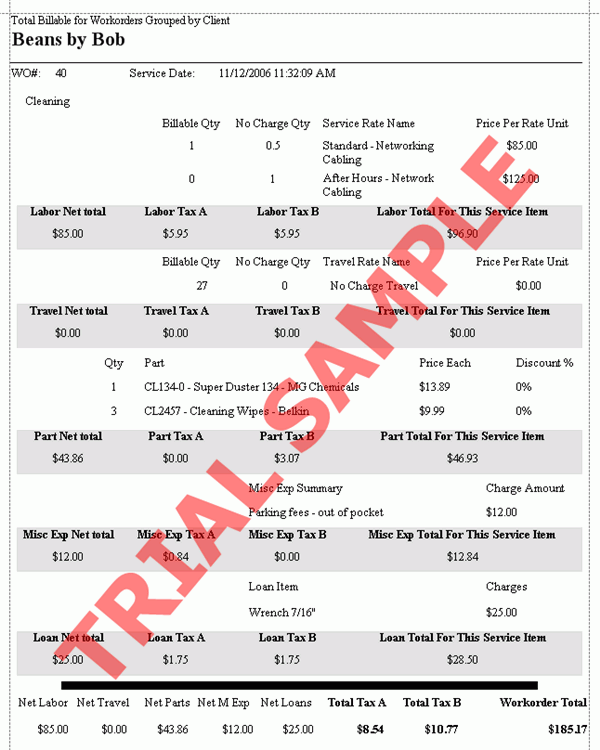 client profile template