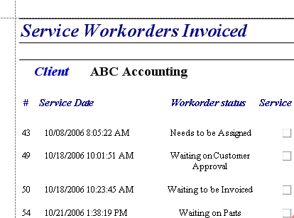 how to format date field if using summary report template designer service report format