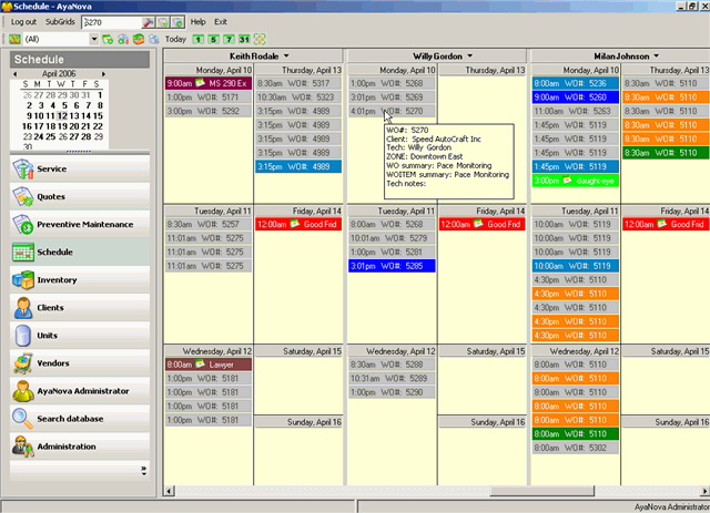 work order tracking template
