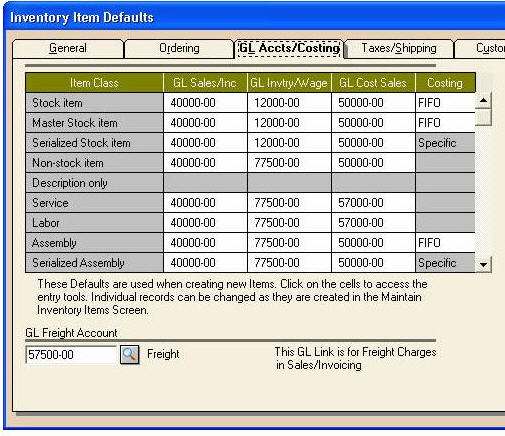 PeachtreeInventoryItemDefaults