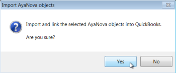 ConfirmimportandlinkayaintoQB