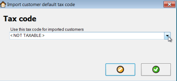 Confirmtaxcodeforimportcustomers