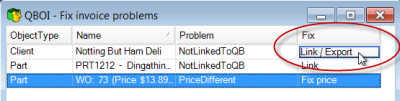 FixInvoiceProblemsClientLinkExport