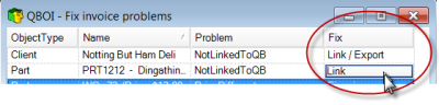 FixInvoiceProblemsPartLink