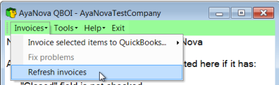 InvoicesRefreshinvoices