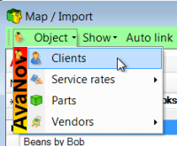 MapImportObjectClients