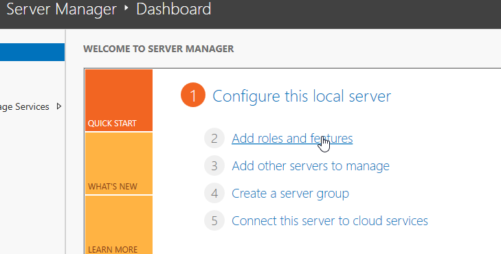 Server manager