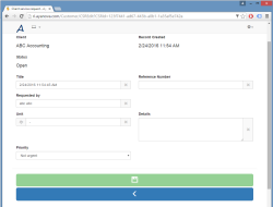 Field service technician can view their schedule via MBI remote access