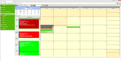 WBI graphical schedule screen